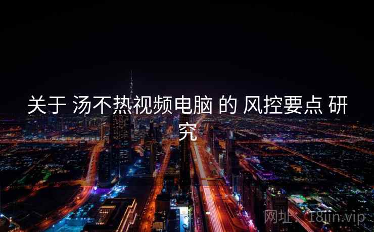 关于 汤不热视频电脑 的 风控要点 研究