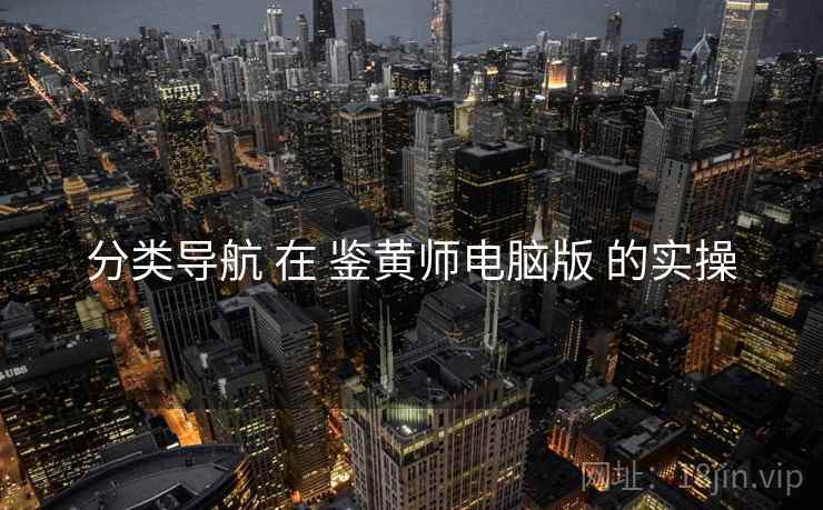 分类导航 在 鉴黄师电脑版 的实操