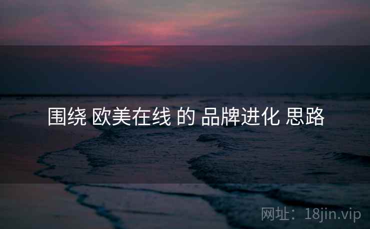 围绕 欧美在线 的 品牌进化 思路